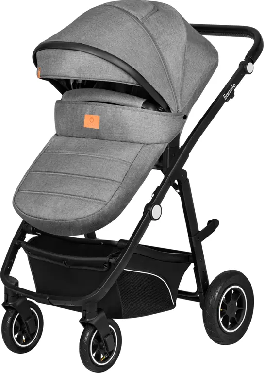 Коляска дитяча 3 в 1 Lionelo Bianka Grey Stone